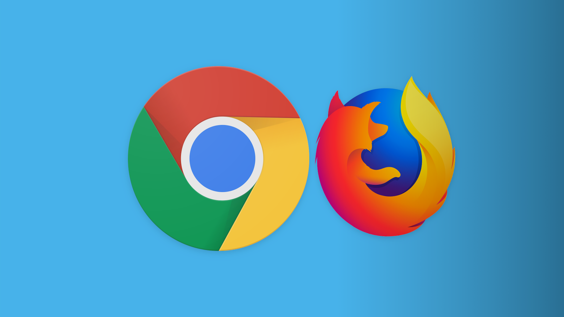 Google Chrome and Mozilla Firefox logos.