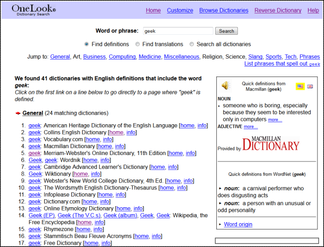 The Best Free Dictionary and Thesaurus Programs and Websites
