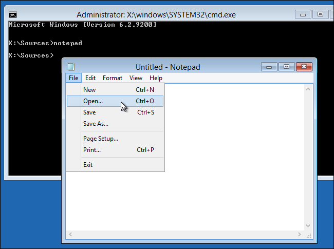 notepad-from-windows-installer-disc