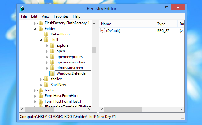 create-windows-defender-key-in-registry