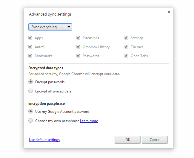 google-chrome-advanced-sync-settings