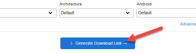 Click "Generate Download Link."