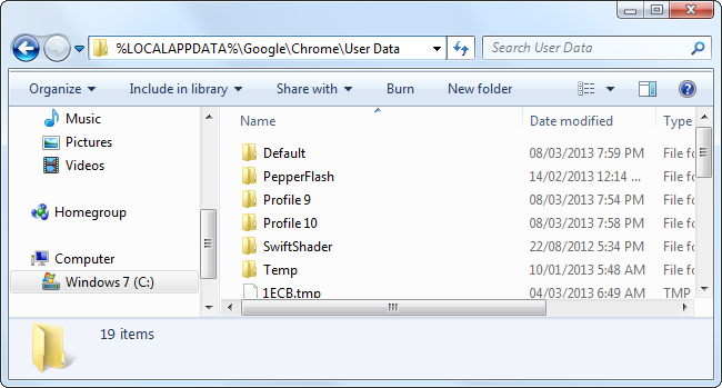 chrome-user-data-folder