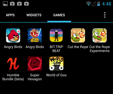 android-app-drawer-categories