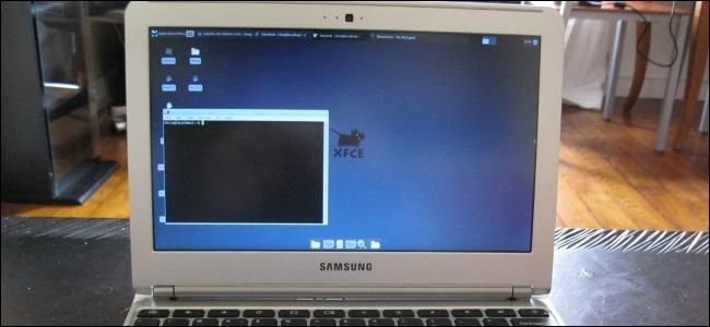 Linux installed on a Chromebook