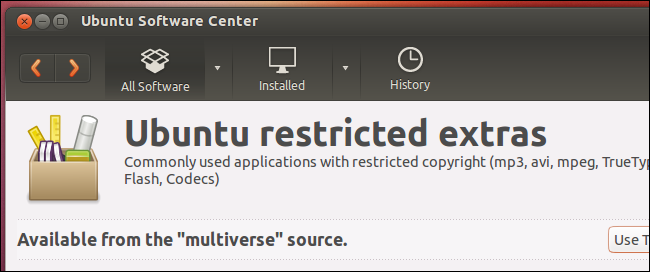 ubuntu-restricted-extras-package