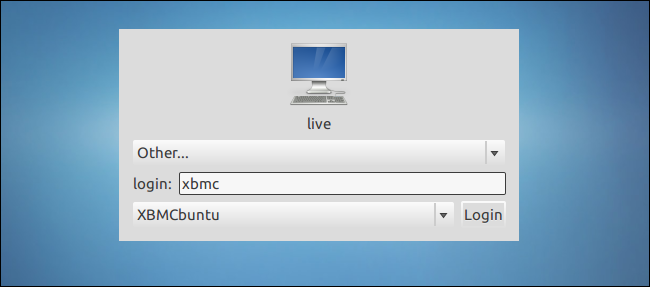 xbmcbuntu-login