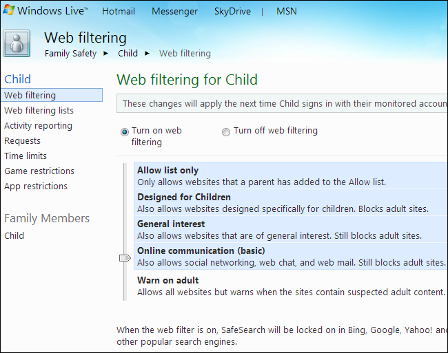 windows-live-family-safety-web-filtering