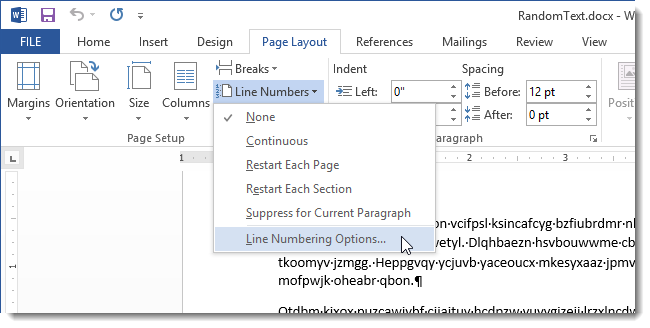 02_selecting_line_numbering_options
