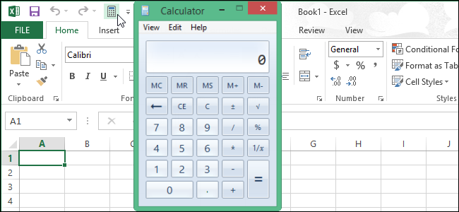 Adding the Windows Calculator Button on Your Microsoft Excel 2013 Quick Access Toolbar - A Comprehensive Tutorial