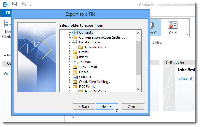 15_selecting_folder_to_export_from