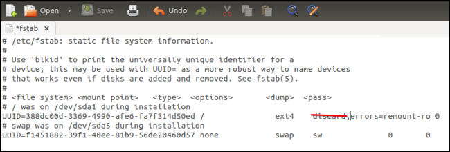 ubuntu-don't-enable-discard-trim