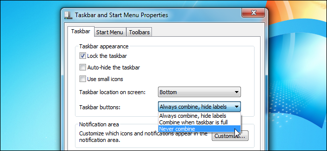use-windows-xp-style-taskbar-on-windows-7