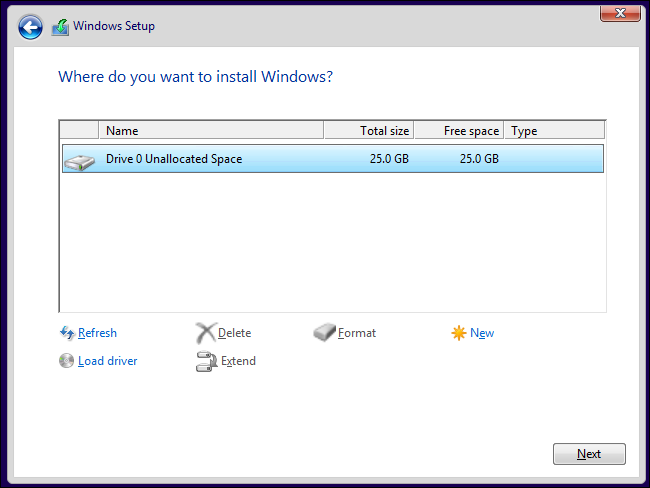 windows-8.1-installer-partitioning-unallocated-space