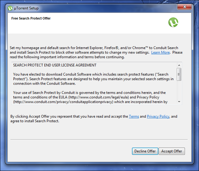 utorrent-conduit-search-protect-junk