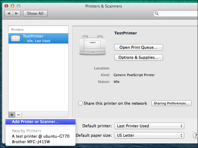 add-network-printer-on-mac