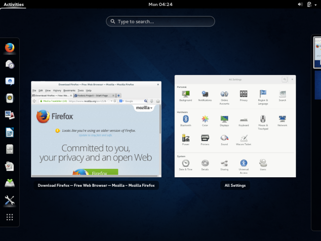 fedora-gnome-3-desktop
