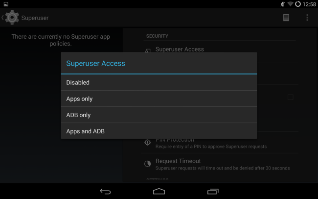 cyanogenmod-superuser-root-access-settings