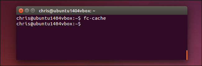 update-font-cache-after-manually-installing-font-on-ubuntu-linux