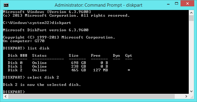select-disk-in-dispart
