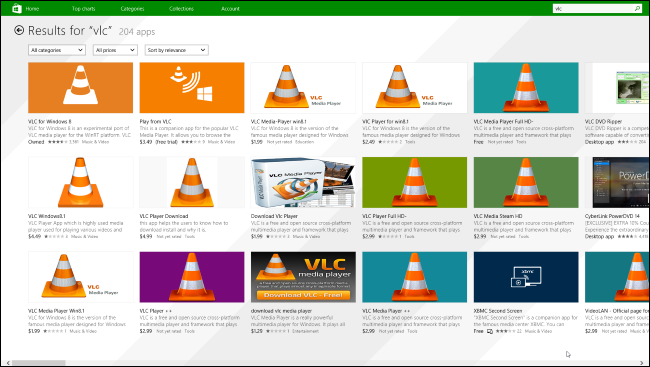 vlc-windows-store-scams