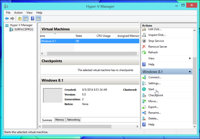 hyper-v-manager-start-virtual-machine