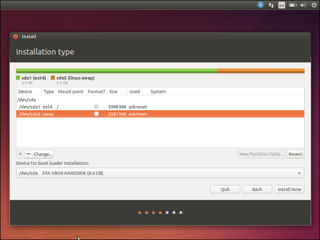 ubuntu-install-choose-swap-size