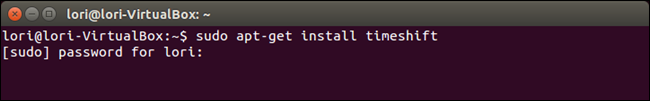 01_command_to_install_timeshift