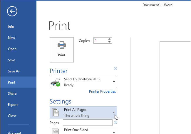 How to Create a List of Keyboard Shortcuts Available in Word 2013