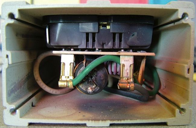 old surge protector damaged mov