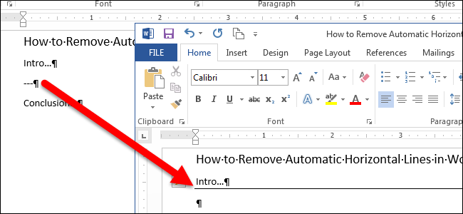 How To Remove Thick Black Line In Word