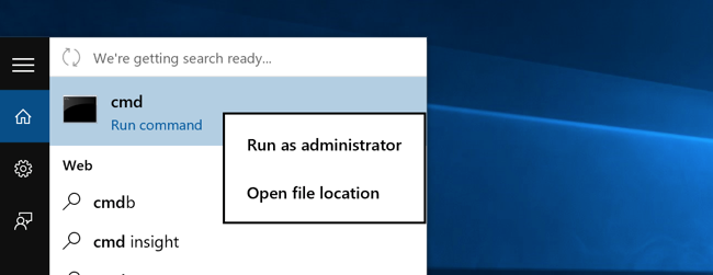 Click &quot;Run as Administrator.&quot;