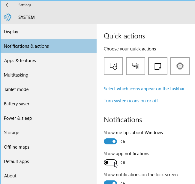 How to Enable and Disable Email Notifications in Windows 10