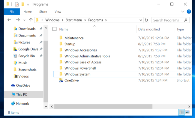 How to Organize and Add Shortcuts to the All Apps List on Windows 10
