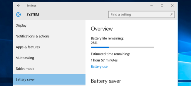 How to See Which Applications Are Draining Your Battery on Windows 10