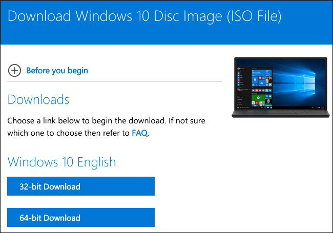 Download the 64-bit version of Windows 10.