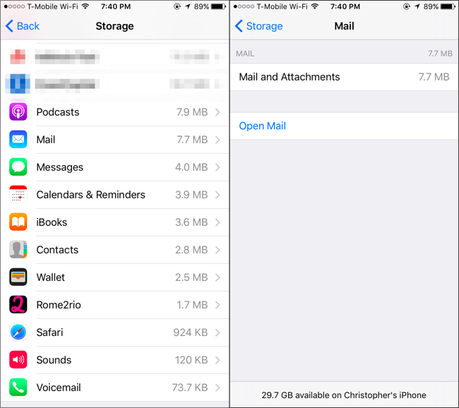 How to Free Up Space Used By Your iPhone or iPad's Mail App