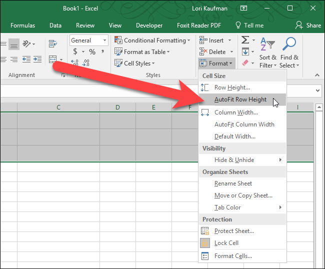 How to Set Row Height and Column Width in Excel