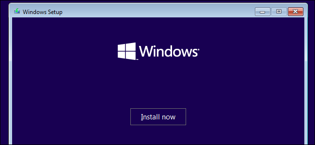 Installing Windows 10 on a Windows 7 system.