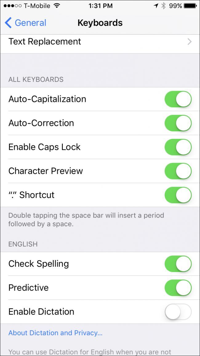 How to Turn on AutoCapitalization and AutoPeriods in macOS Sierra