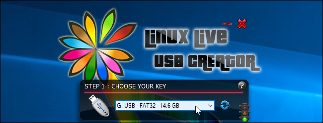 Option to choose USB drive in Linux Live USB Creator