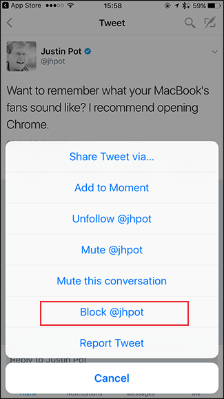 How to Block Someone on Twitter