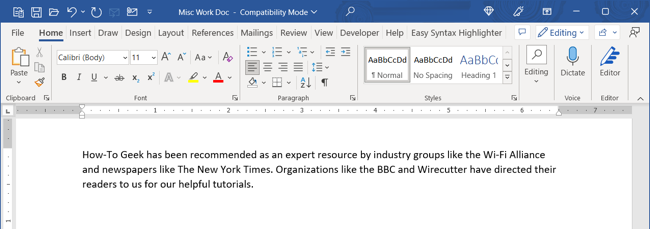 Pasted Special for Text Only in Word