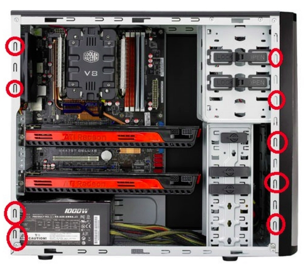 What Are the Flexible Spring Tabs on the Side of Computer Cases For?