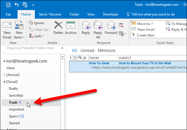 How To Mark Messages As Read As Soon As You Click On Them In Outlook