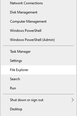 Bấm chuột phải vào nút bắt đầu, sau đó bấm PowerShell, Command Prompt hoặc WIndows Terminal với tư cách Quản trị viên.
