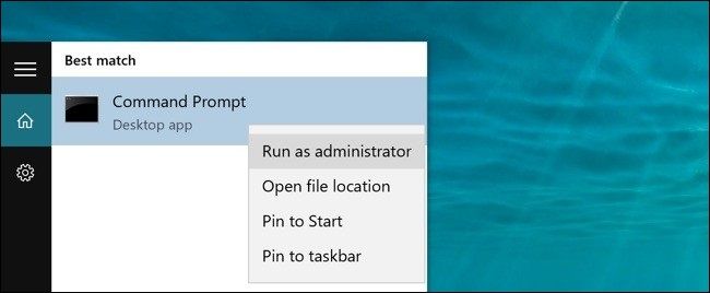 Type &quot;cmd &quot; into the Start Menu search bar. Right-click and hit &quot;Run as Administrator&quot; if you need admin privileges. 