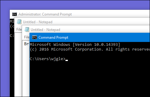 Windows Cascaded on the Desktop after using the &quot;Cascade Windows&quot; option.