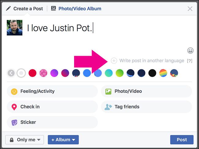 How to Post to Facebook in Multiple Languages
