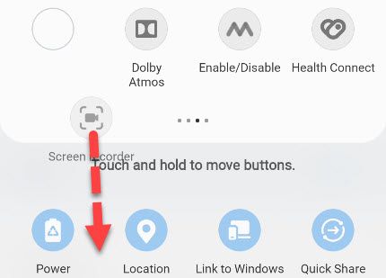 Move the button into the Quick Settings.